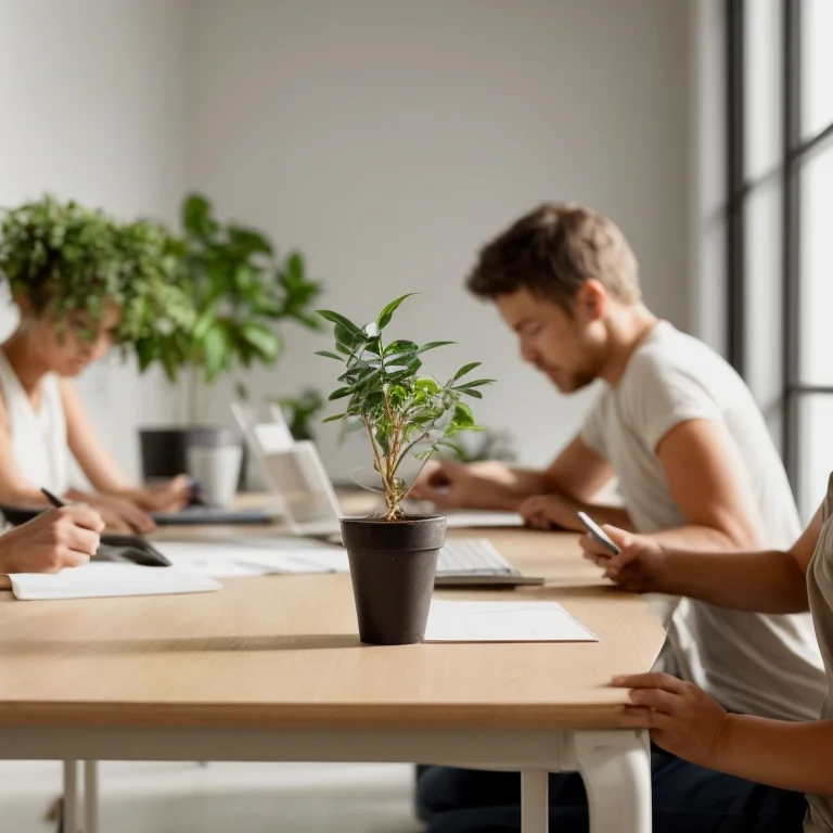 Person beim Nachdenken in der Natur
